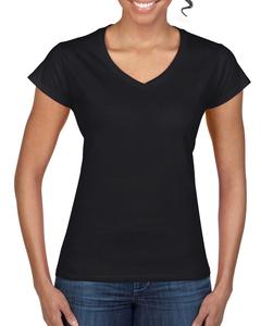 Gildan 64V00L - V-Neck T-shirt for Women Black