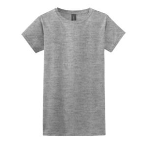 Gildan 64000L - Fitted Ring Spun T-Shirt FOR WOMEN Sport Grey