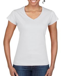 Gildan 64V00L - V-Neck T-shirt for Women White