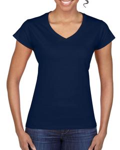 Gildan 64V00L - V-Neck T-shirt for Women Navy