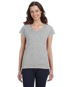 Gildan 64V00L - V-Neck T-shirt for Women Sport Grey