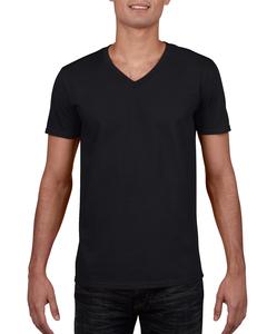 Gildan 64V00 - Softstyle V-Neck T-shirt Black