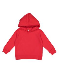 Rabbit Skins 3326 - Toddler 7.5 oz. Fleece Pullover Hood Red