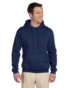 Jerzees 4997 - 9.5 oz., 50/50 Super Sweats® NuBlend® Fleece Pullover Hood  Navy