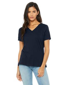 Bella+Canvas 6405 - Missy Jersey Short-Sleeve V-Neck T-Shirt Navy