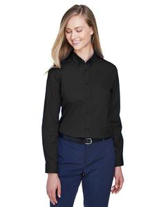 Ash City Core 365 78193 - Operate Core 365™ Ladies' Long Sleeve Twill Shirts Black