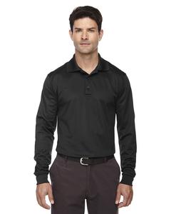 Ash City Extreme 85111T - Armour Men's Tall Eperformance™ Snag Protection Long Sleeve Polo Black