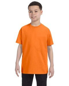 Gildan G500B - Heavy Cotton™ Youth 5.3 oz. T-Shirt (5000B) Safety Orange