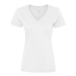 Fruit of the Loom L39VR - ® Ladies 8.3 oz., 100% Heavy Cotton HD® V-Neck T-Shirt White