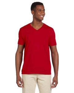 Gildan 64V00 - Softstyle V-Neck T-Shirt Cherry red