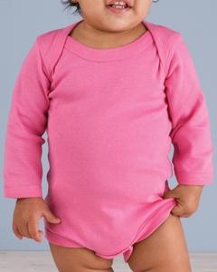 Rabbit Skins 4411 - Infant Long Sleeve Lap Shoulder Creeper