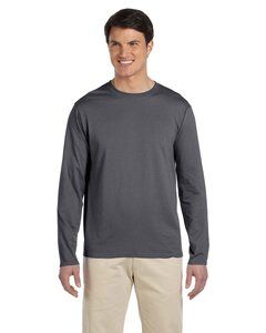 Gildan G644 - Softstyle® 4.5 oz. Long-Sleeve T-Shirt Charcoal