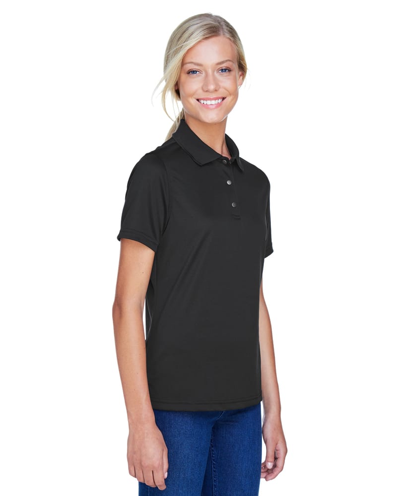 Harriton M345W - Ladies Advantage IL Snap Placket Performance Polo