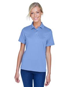 Harriton M345W - Ladies Advantage IL Snap Placket Performance Polo Industry Blue