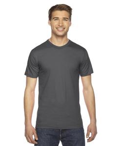 American Apparel 2001 - Unisex Fine Jersey Short-Sleeve T-Shirt Asphalt