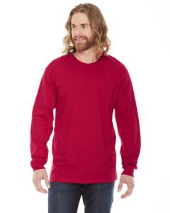 American Apparel 2007 - Unisex Fine Jersey Long-Sleeve T-Shirt Red