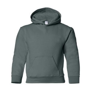 Gildan 18500B - Heavy Blend Youth Hooded Sweatshirt Dark Heather