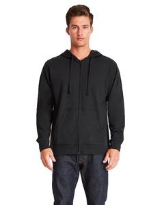 Next Level 9601 - Adult French Terry Zip Hoody Black/Black