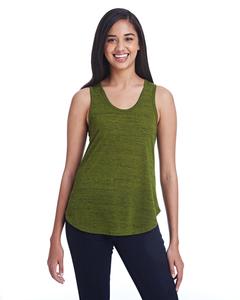 Threadfast 204LT - Ladies Blizzard Jersey Racer Tank Olive Blizzard