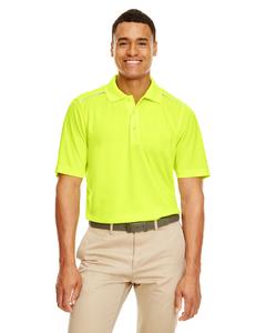 Core 365 88181R - Men's Radiant Performance Piqué Polo with Reflective Piping Safety Yellow