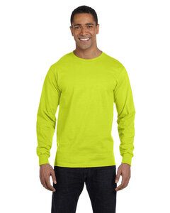 Gildan G840 - DryBlend® 9.2 oz., 50/50 Long-Sleeve T-Shirt Safety Green