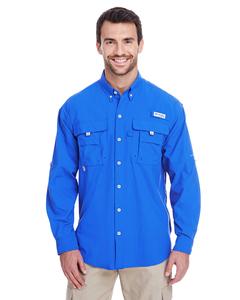 Columbia 7048 - Men's Bahama II Long-Sleeve Shirt Vivid Blue