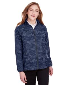 North End NE711W - Ladies Rotate Reflective Jacket Classc Nvy/Crbn
