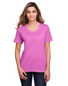 Core 365 CE111W - Ladies Fusion ChromaSoft Performance T-Shirt Charity Pink