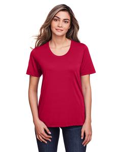 Core 365 CE111W - Ladies Fusion ChromaSoft Performance T-Shirt Classic Red