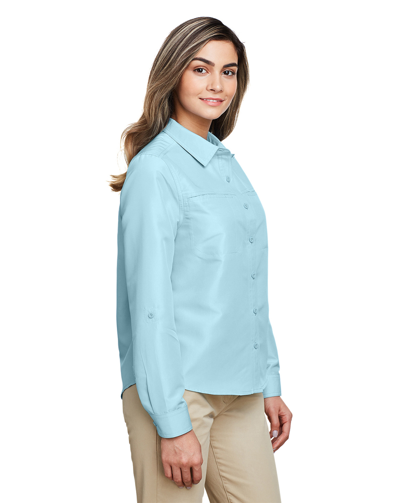 Harriton M580LW - Ladies Key West Long-Sleeve Performance Staff Shirt