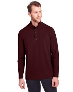 North End NE400 - Men's Jaq Snap-Up Stretch Performance Pullover Burgundy
