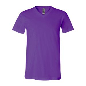 BELLA+CANVAS B3005 - Unisex Jersey Short Sleeve V-Neck Tee Team Purple