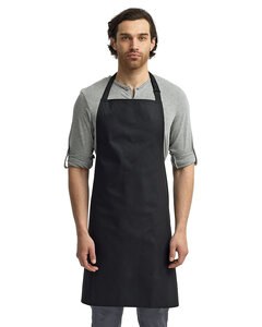 Artisan Collection by Reprime RP150 - Unisex 'Colours' Recycled Bib Apron Black