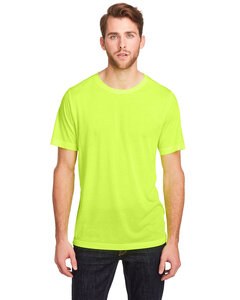 Core365 CE111T - Adult Tall Fusion ChromaSoft Performance T-Shirt Safety Yellow
