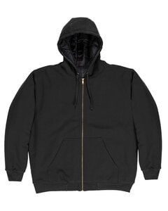 Berne SZ612 - Men's Glacier Full-Zip Hooded Jacket Black