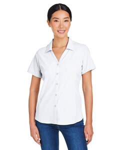 Core365 CE510W - Ladies Ultra UVP® Marina Shirt White