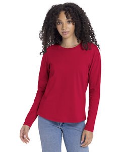 Next Level 3911NL - Ladies Relaxed Long Sleeve T-Shirt Red