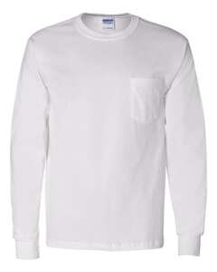 Gildan 2410 - Ultra Cotton™ Long Sleeve T-Shirt with a Pocket