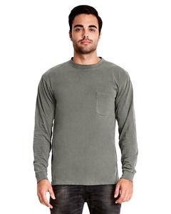 Next Level 7451 - Adult Inspired Dye Long Sleeve Crew with Pocket